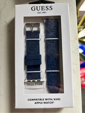 Guess White Packaging Box with Black Logo